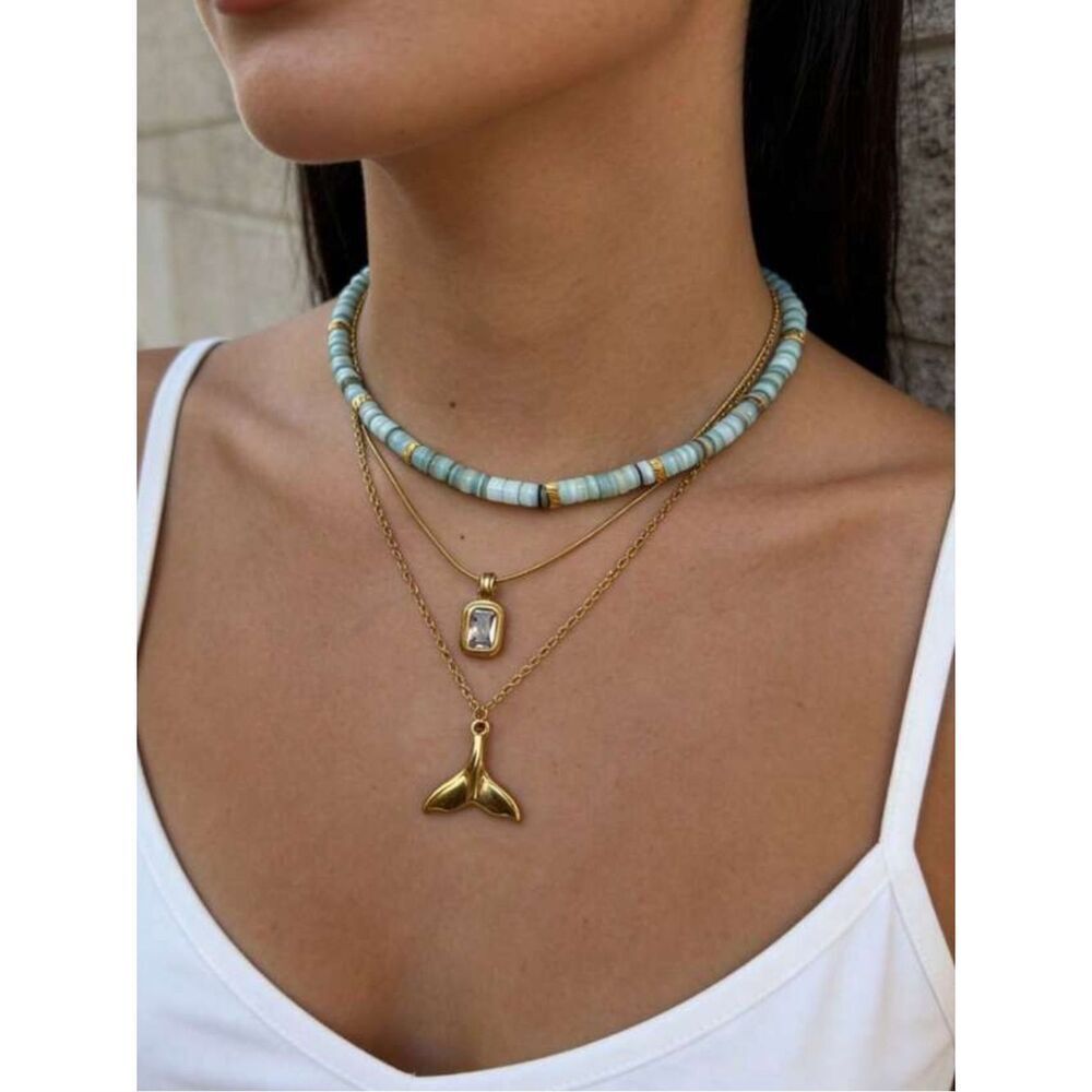 Crystal necklace #2547